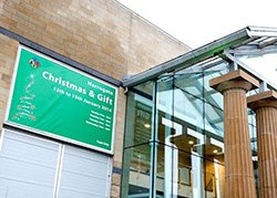 The entrance to the Harrogate Christmas & Gift Fair